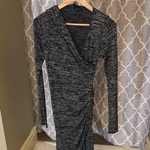 Women’s Wilfred Free Elegant Black Long Sleeve Dress